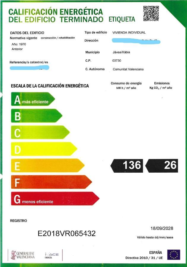 Appartamento Apartamento Mar Azul Jávea Esterno foto